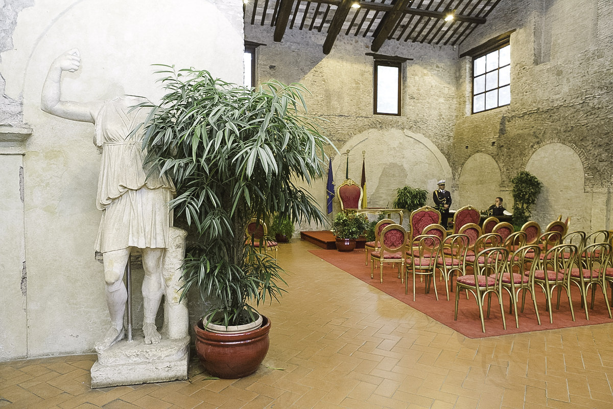 Caracalla Hall for civil weddings in Rome