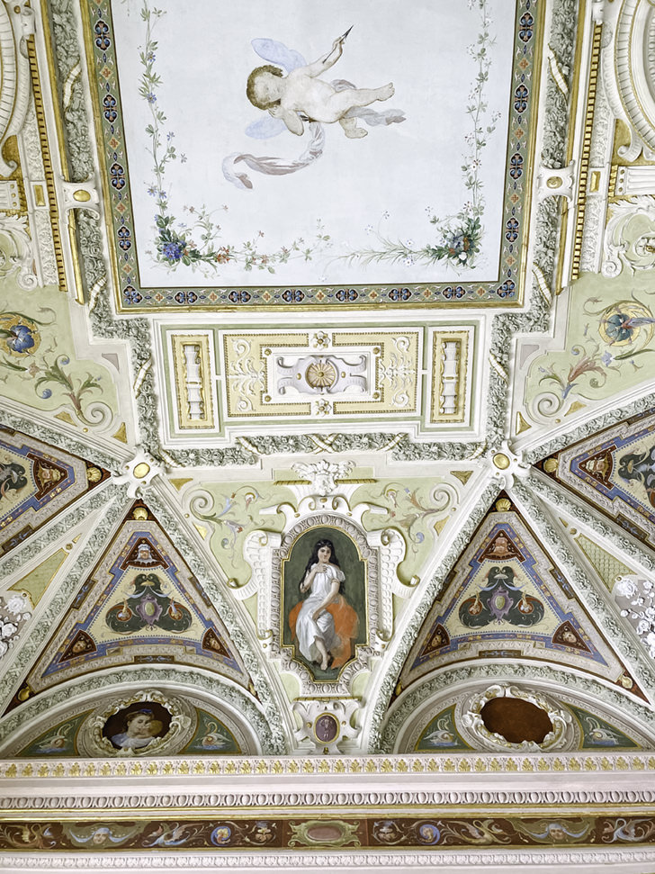 Frescoed ceiling