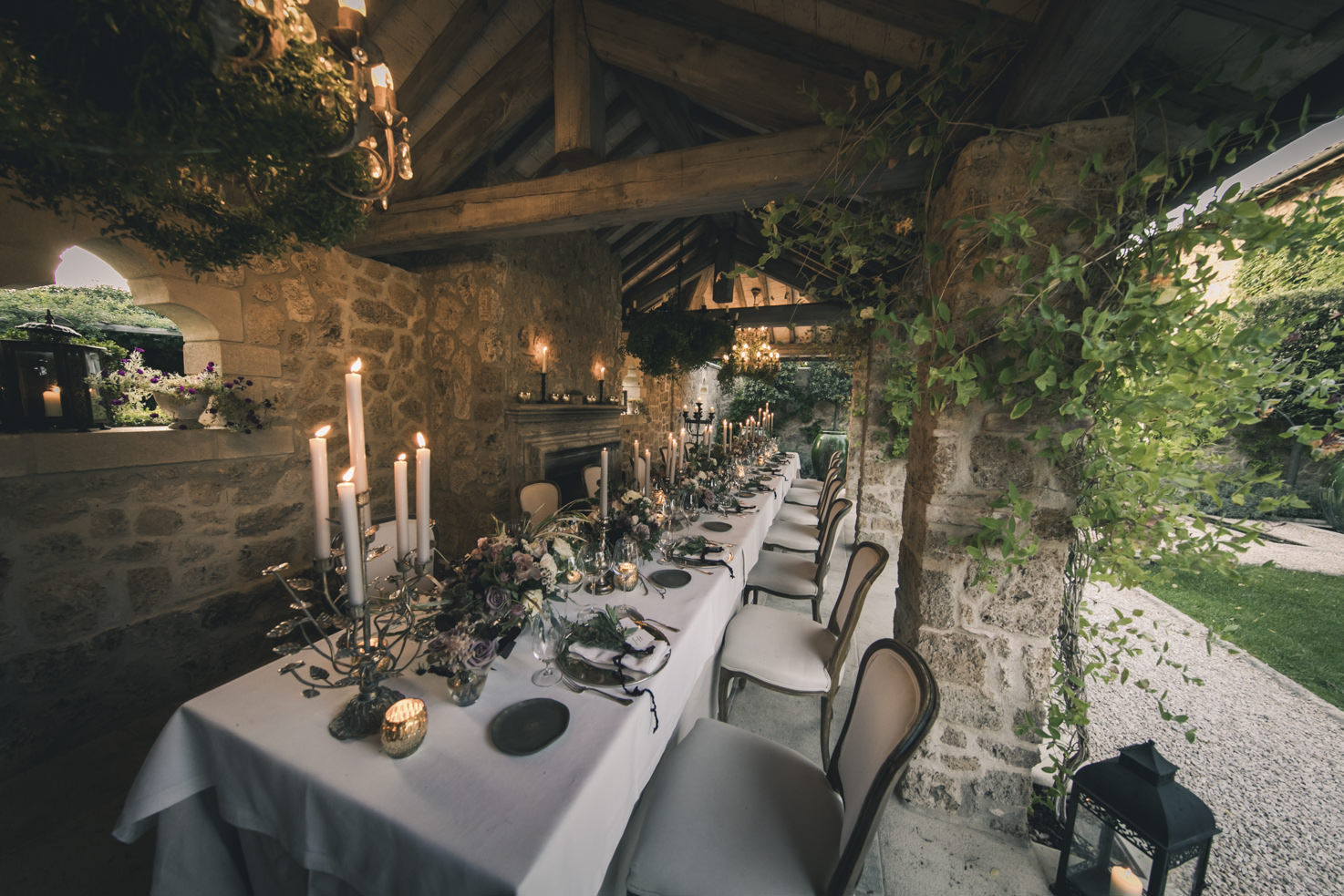 Wedding banquet at Borgo Santo Pietro