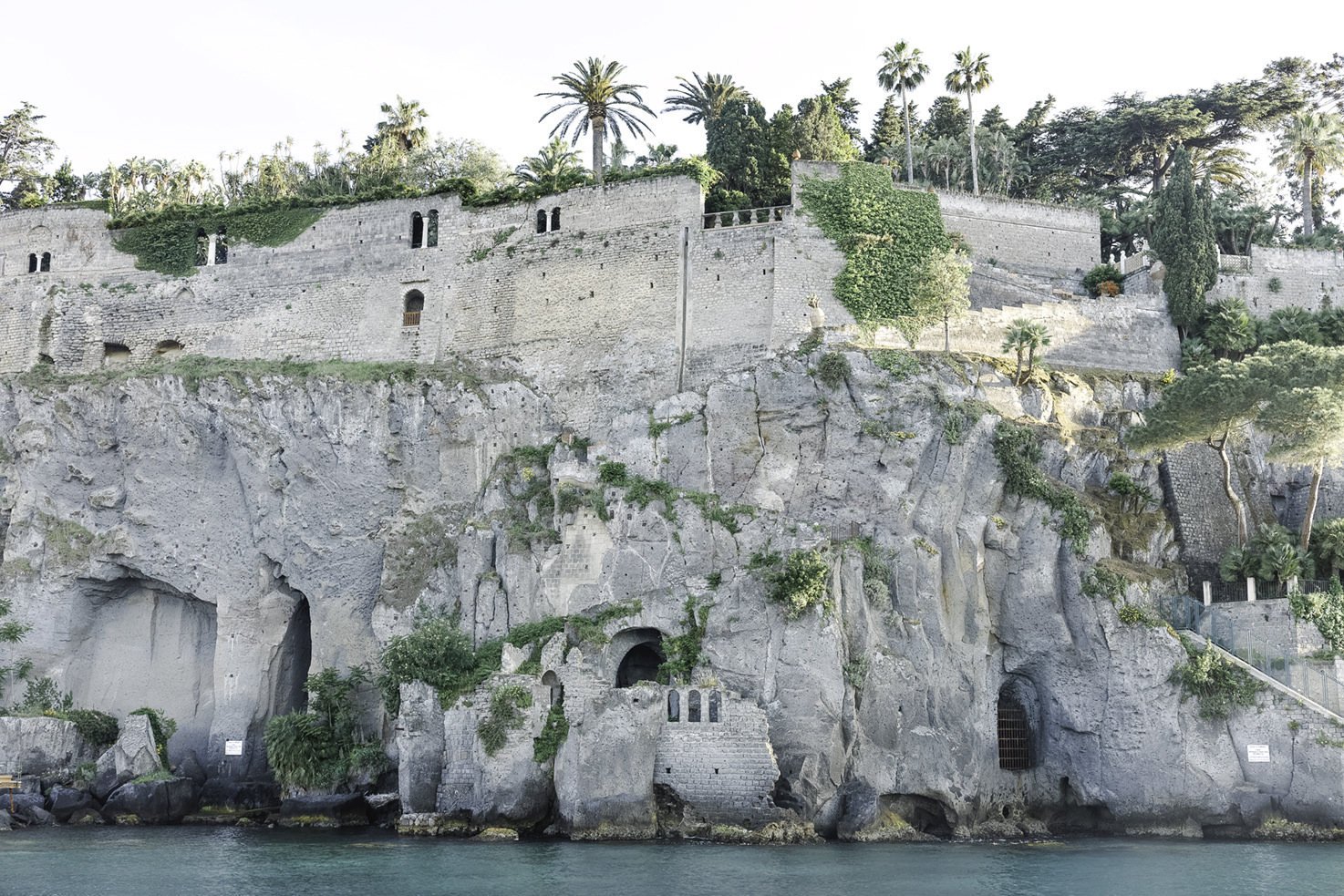 Cliffs overlooking the Amalfi Coast