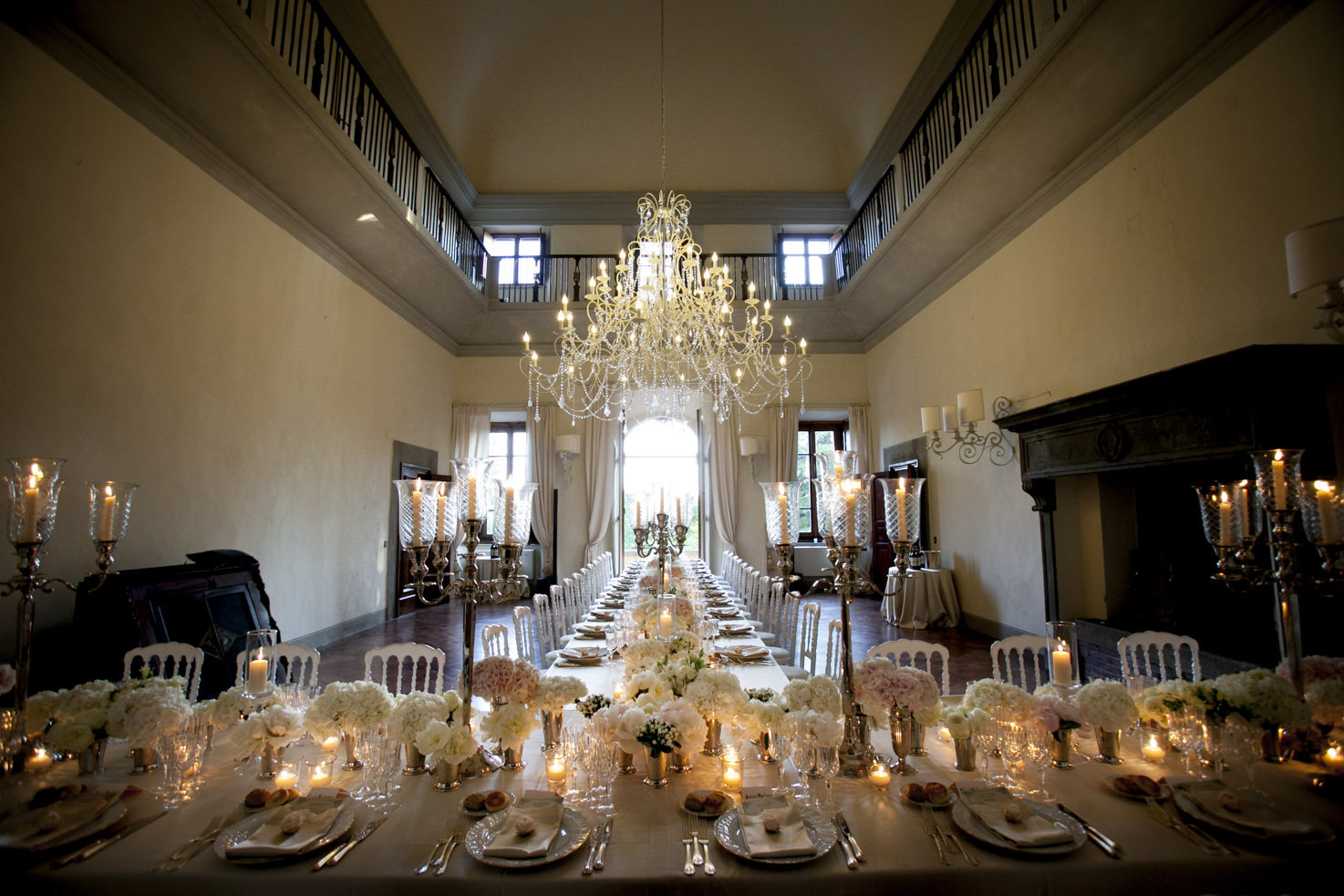 Wedding reception at Villa di Ulignano
