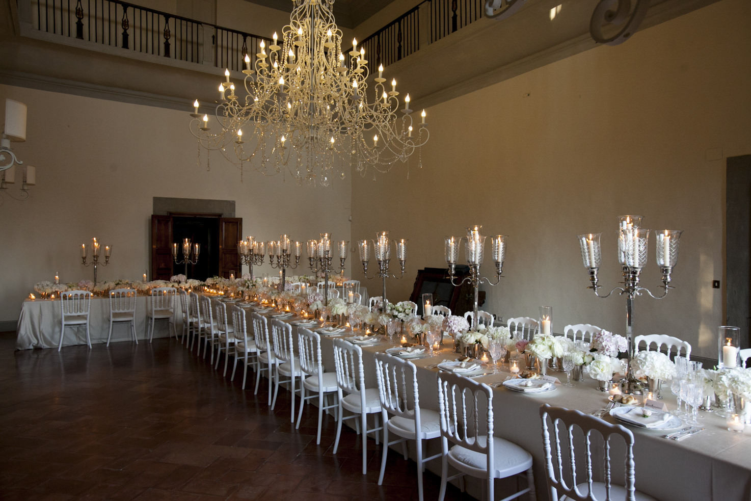 Wedding banquet at Villa di Ulignano