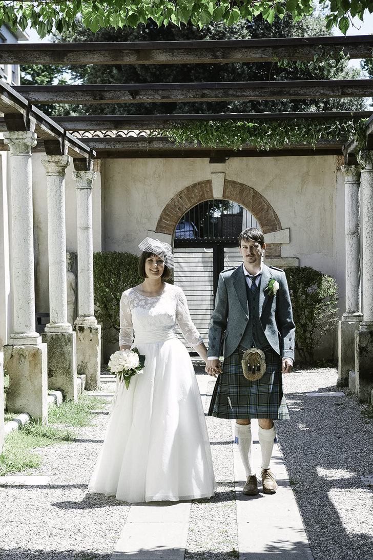 Bridal couple in Verona