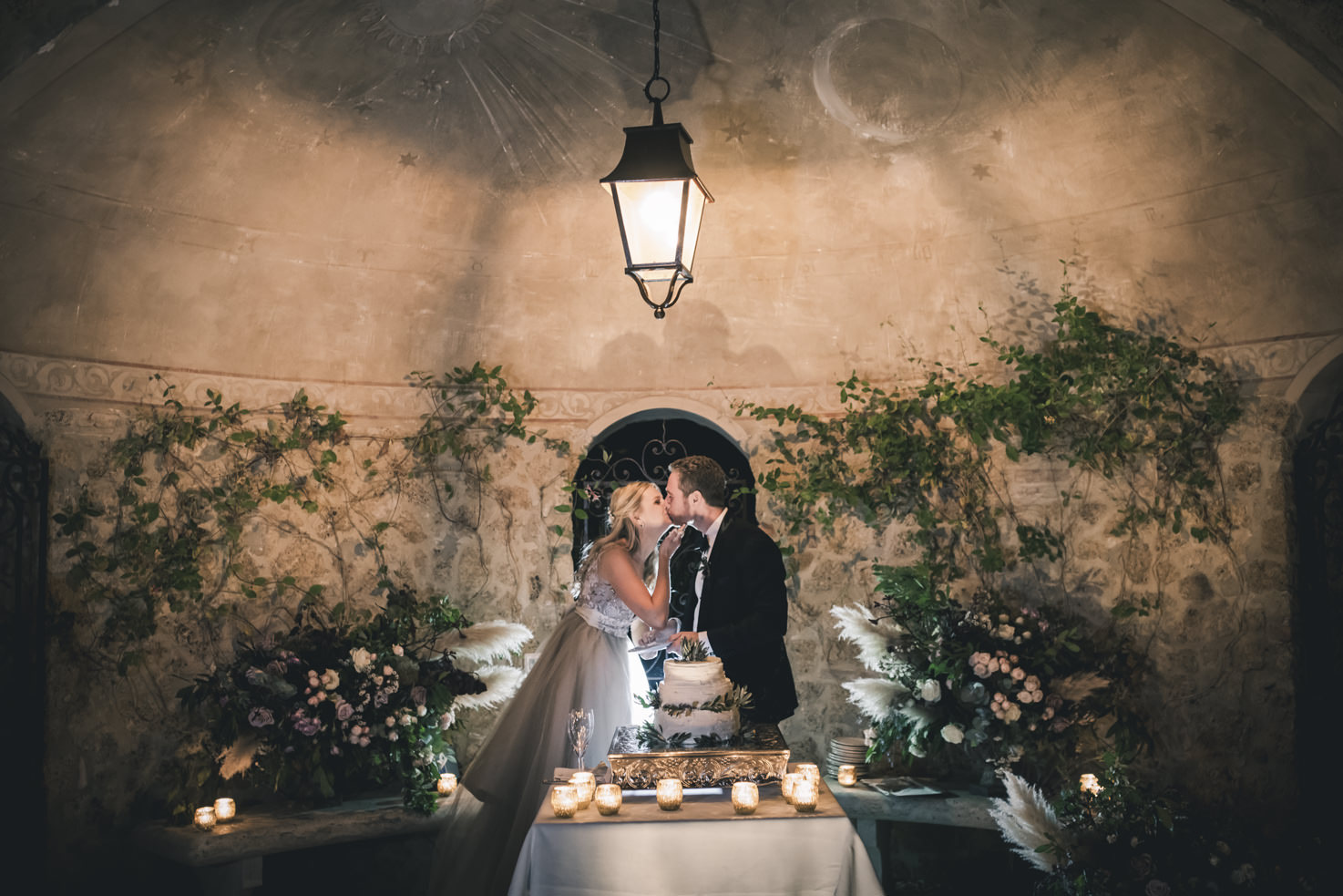 Cake Cutting at Italian wedding