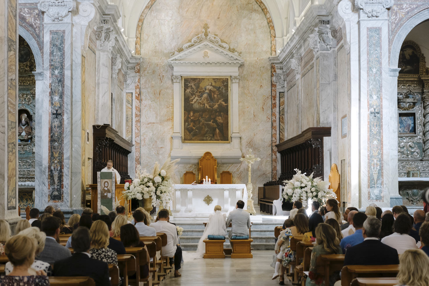 Catholic wedding in Ostuni Cathedral