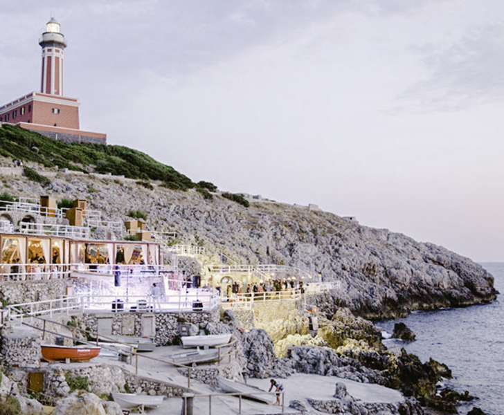 Lido del Faro - Lighthouse Beach Club for Wedding Receptions in Capri