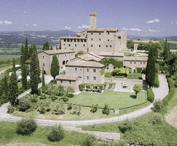 Castello Banfi for castle weddings in Montalcino