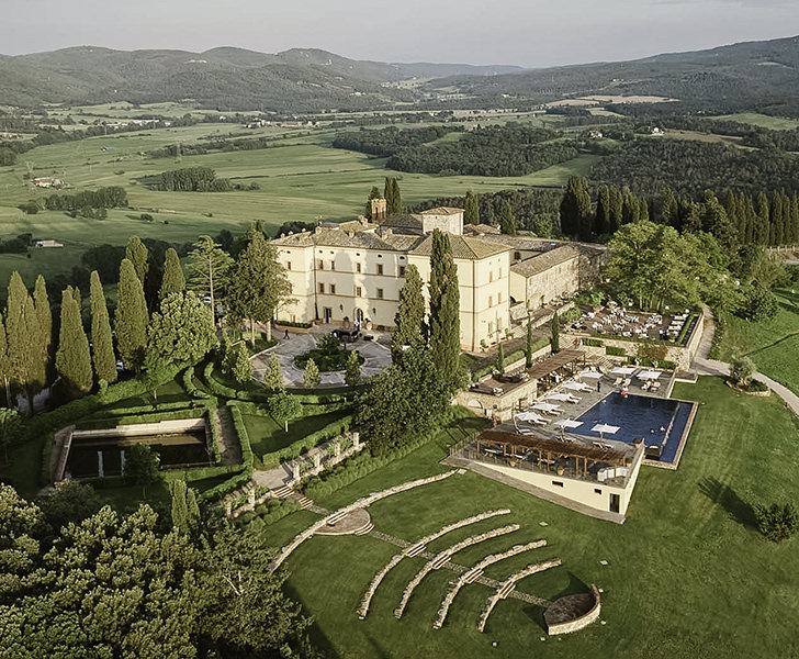 Belmond Castello di Casole for castle weddings in Tuscany