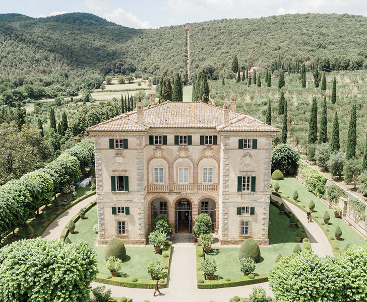 Destination Weddings in Siena at Villa Cetinale