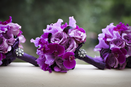 radiant orchid bridal bouquet