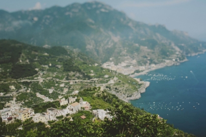 Panorama of Ravello on the Amalfi Coast