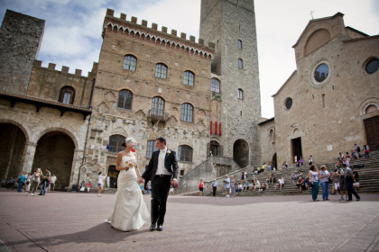 Wedding in Tuscany in San Gimignano