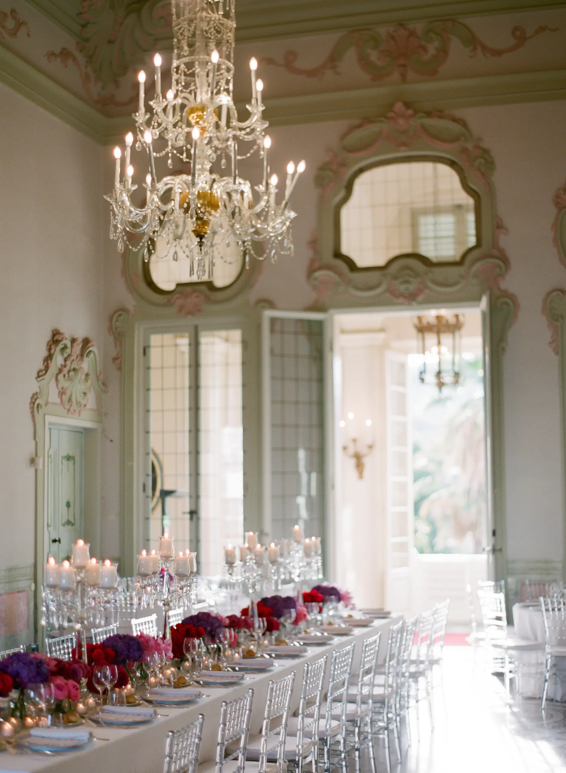 Crystal chandelier