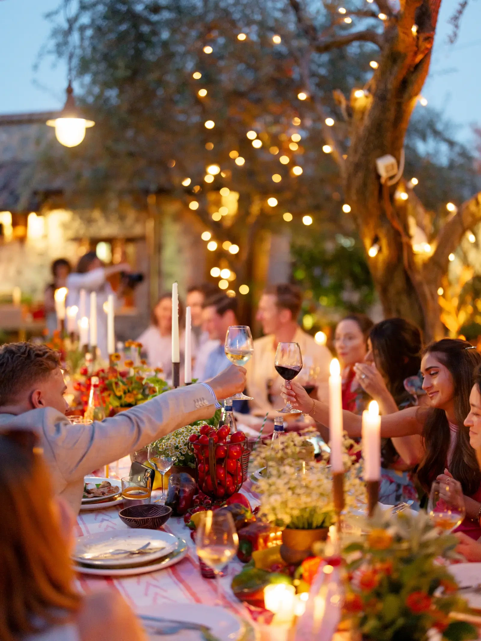 welcome dinner celebrations in ravello