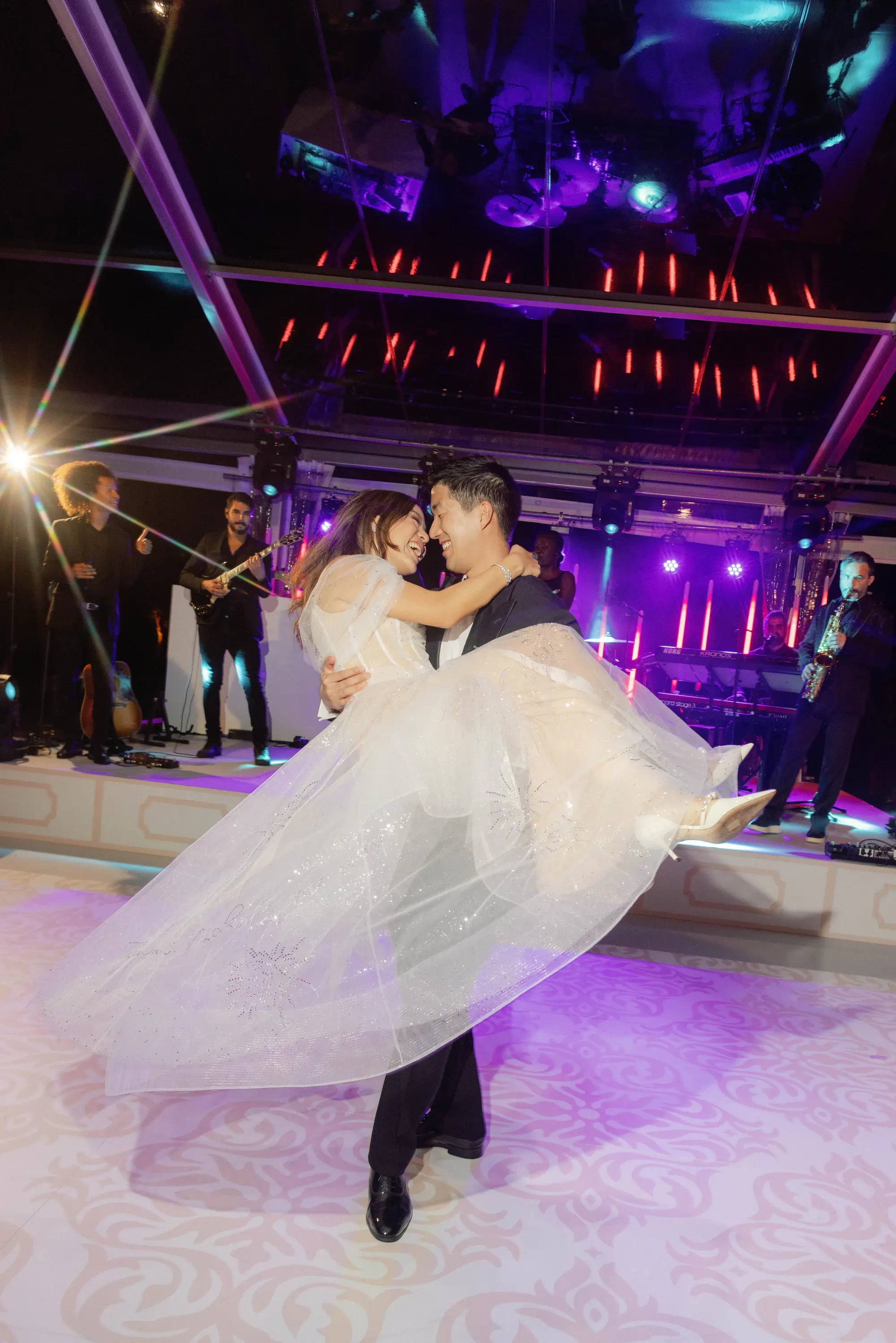 Puglia Masseria Wedding First Dance Party With Live Music