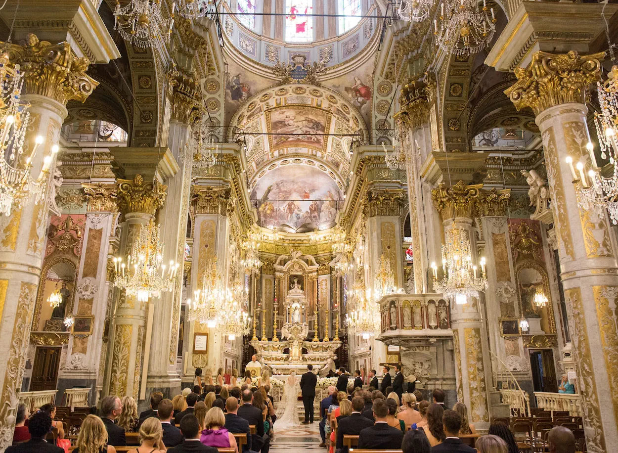 Catholic wedding in Santa Margherita Ligure