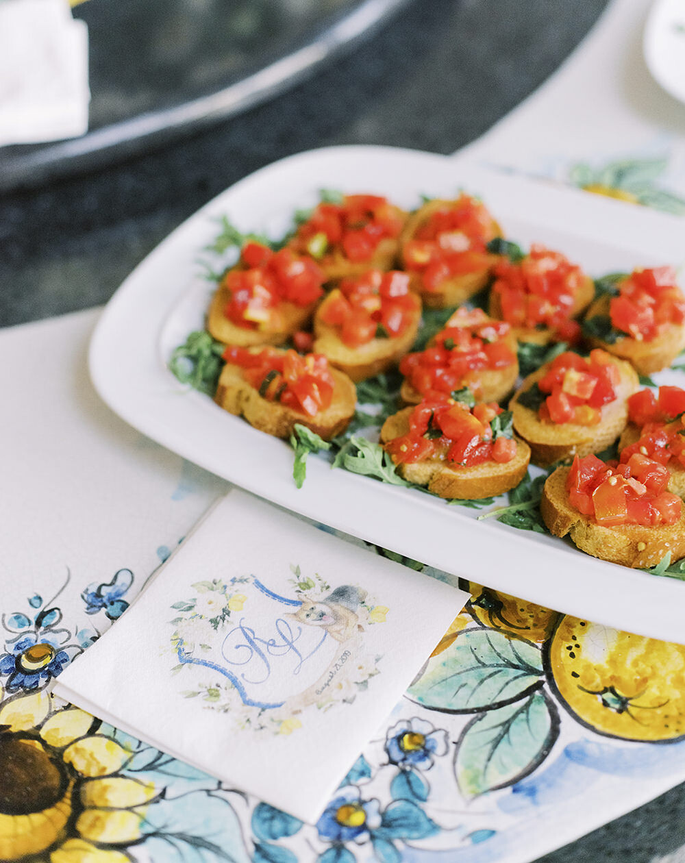 Italian Wedding Menu