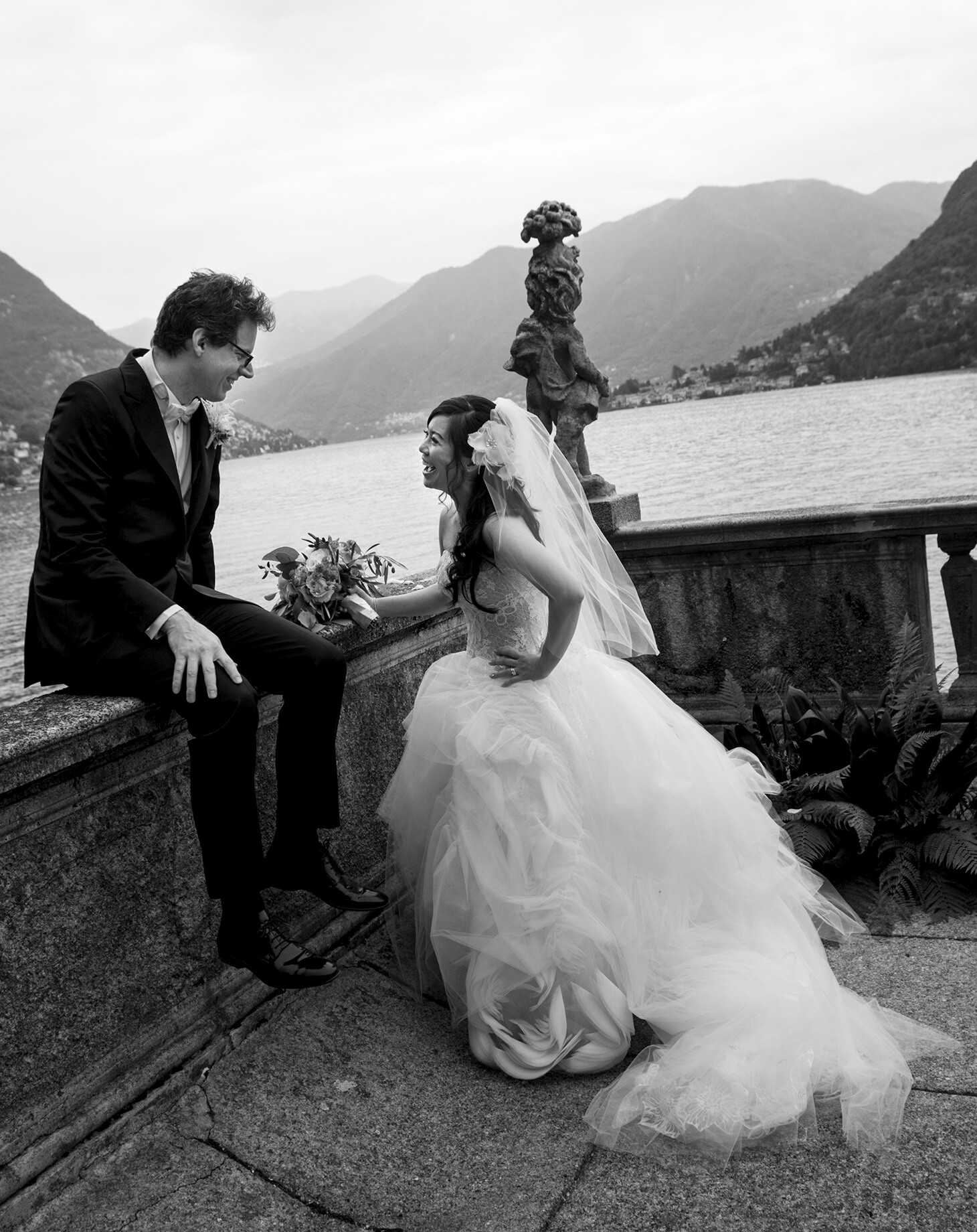 Stephanie and John, luxury wedding on Lake Como