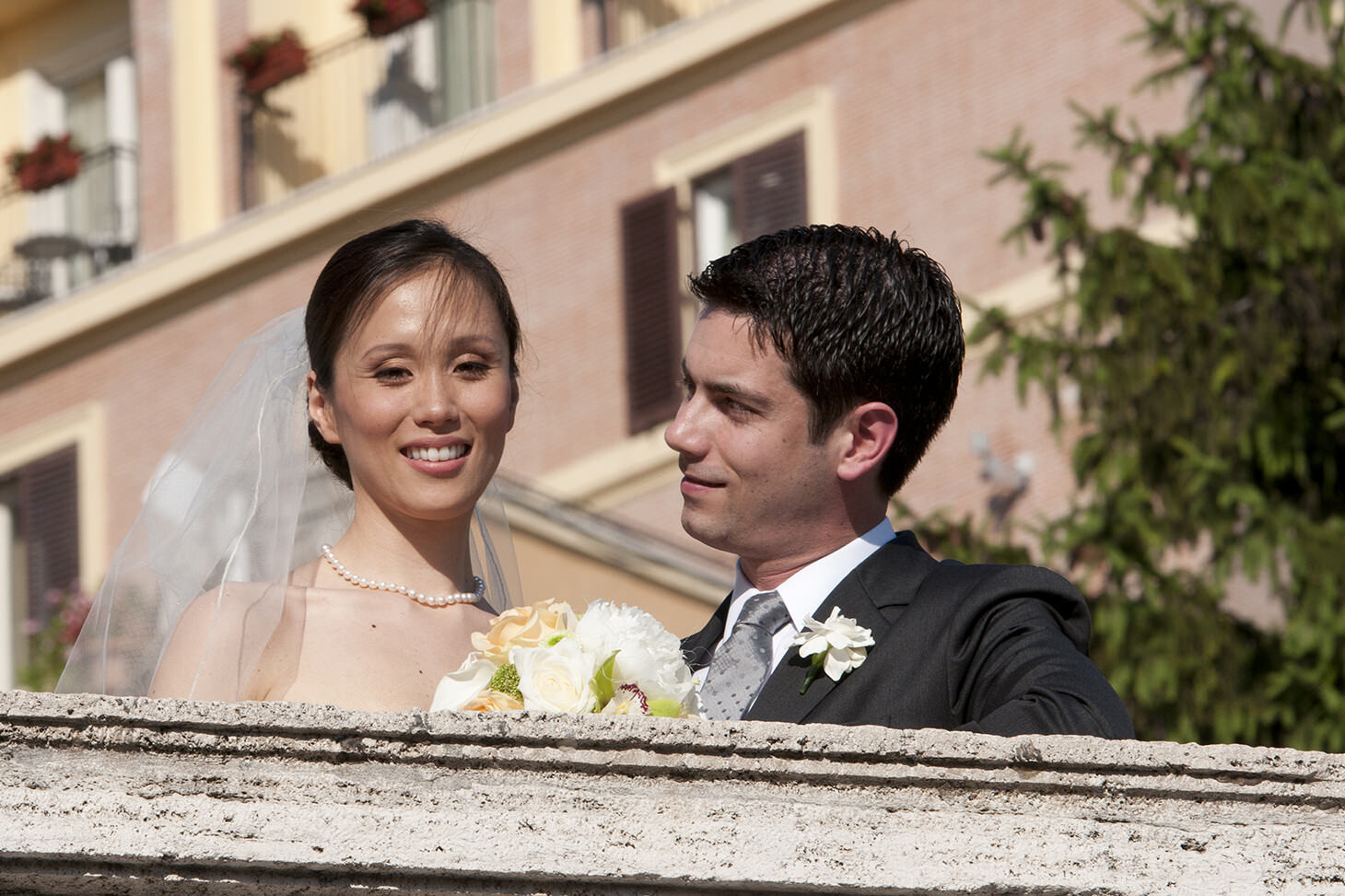 Susanna and Charles, symbolic wedding in Rome