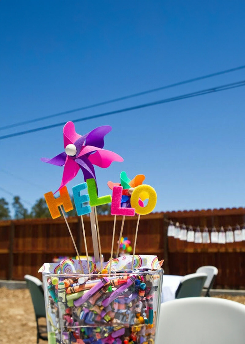 Wedding party ideas: children activity bags