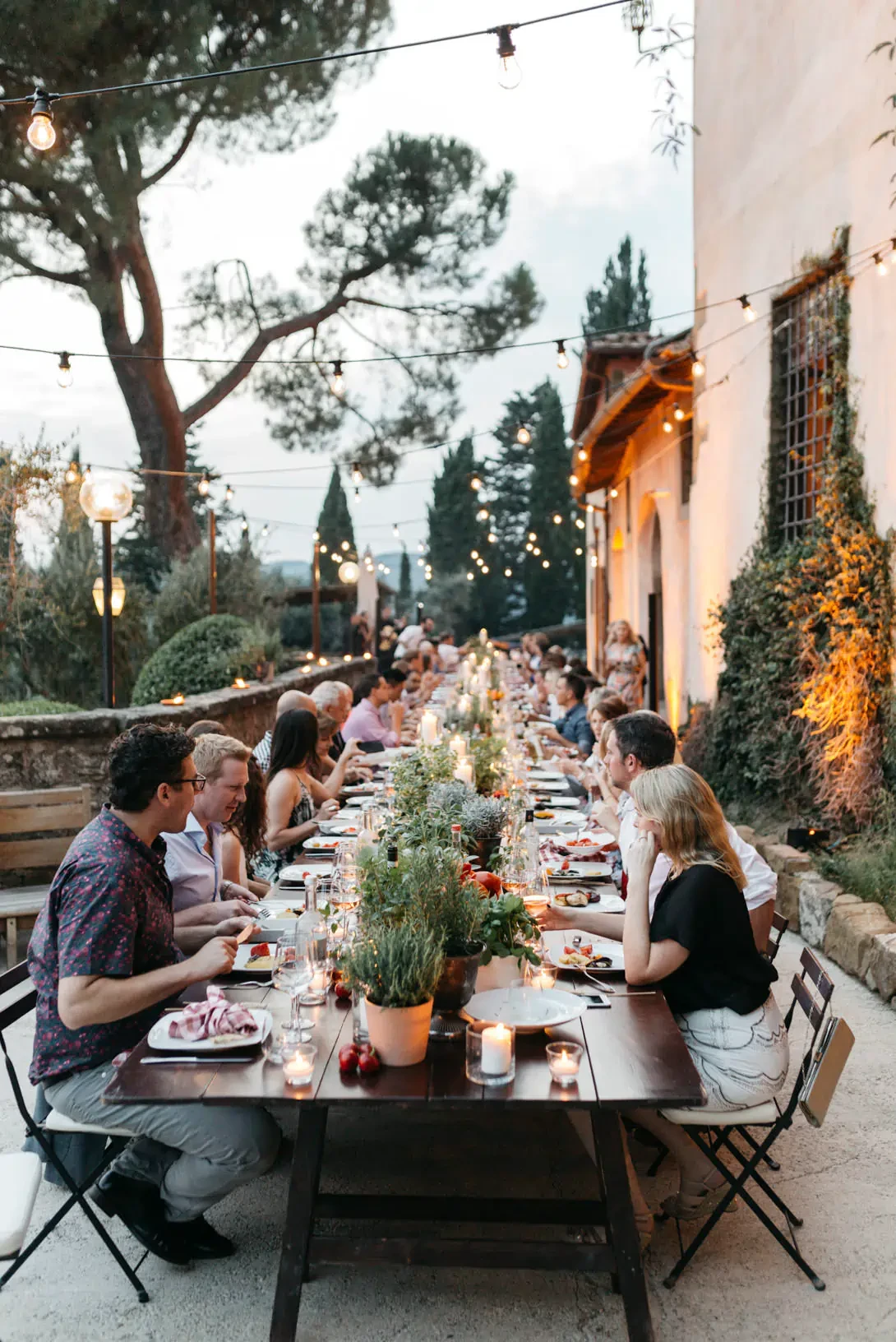 Welcome dinner at Villa Vignamaggio