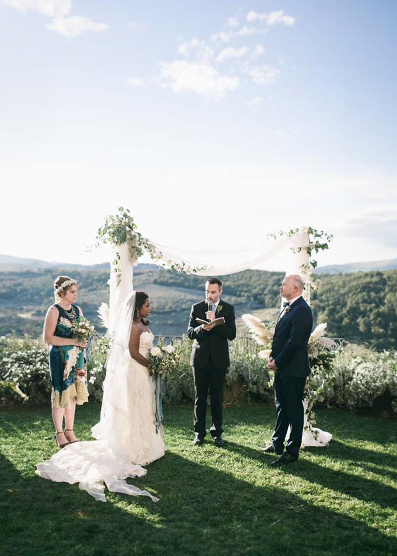 Tuscany Wedding at Villa Vistarenni