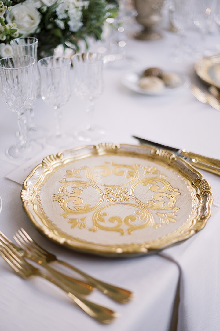 Detail of the table setting