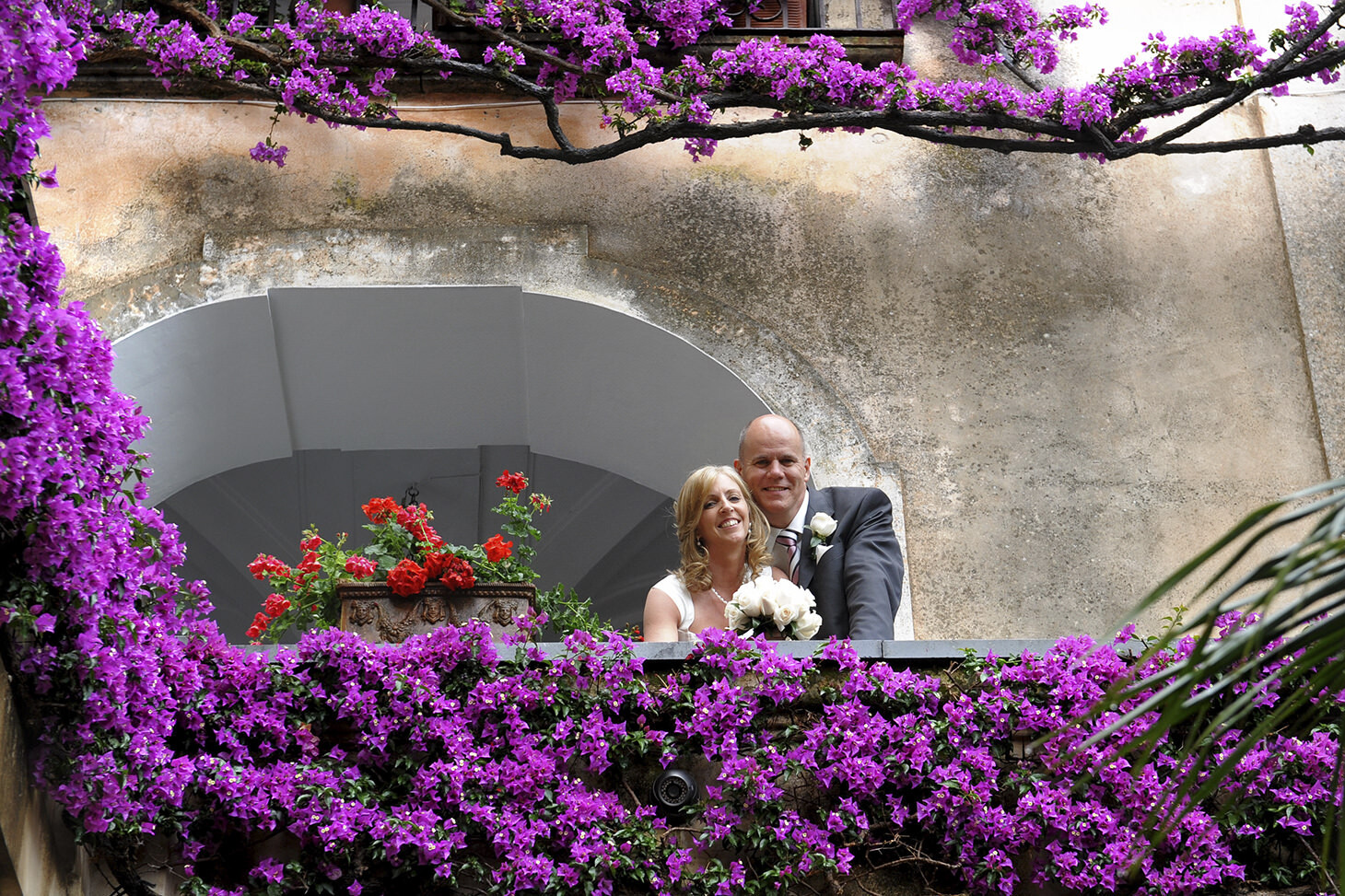 Elaine and William, wedding in Positano
