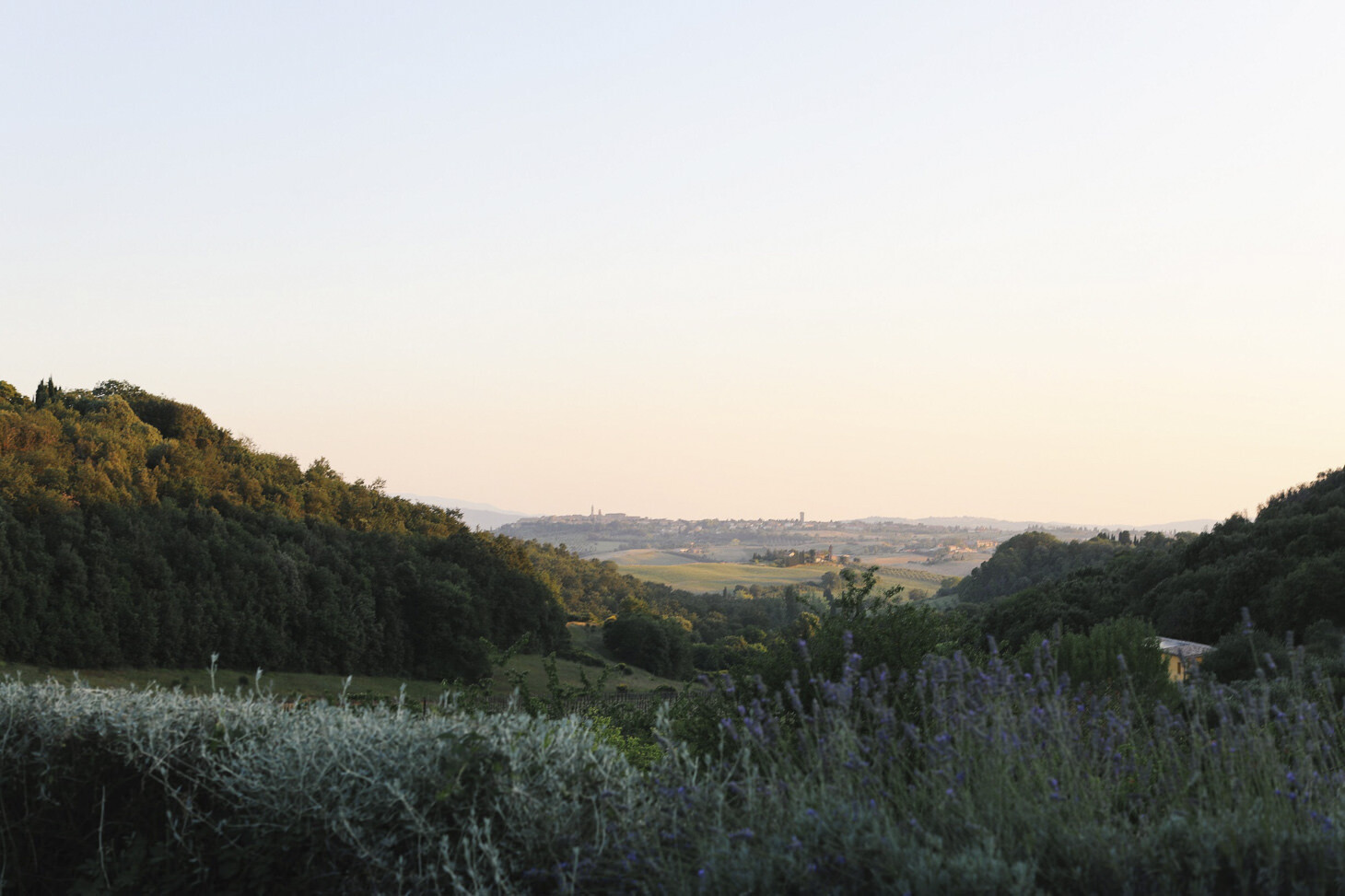 Panorama of the Tuscan countryside