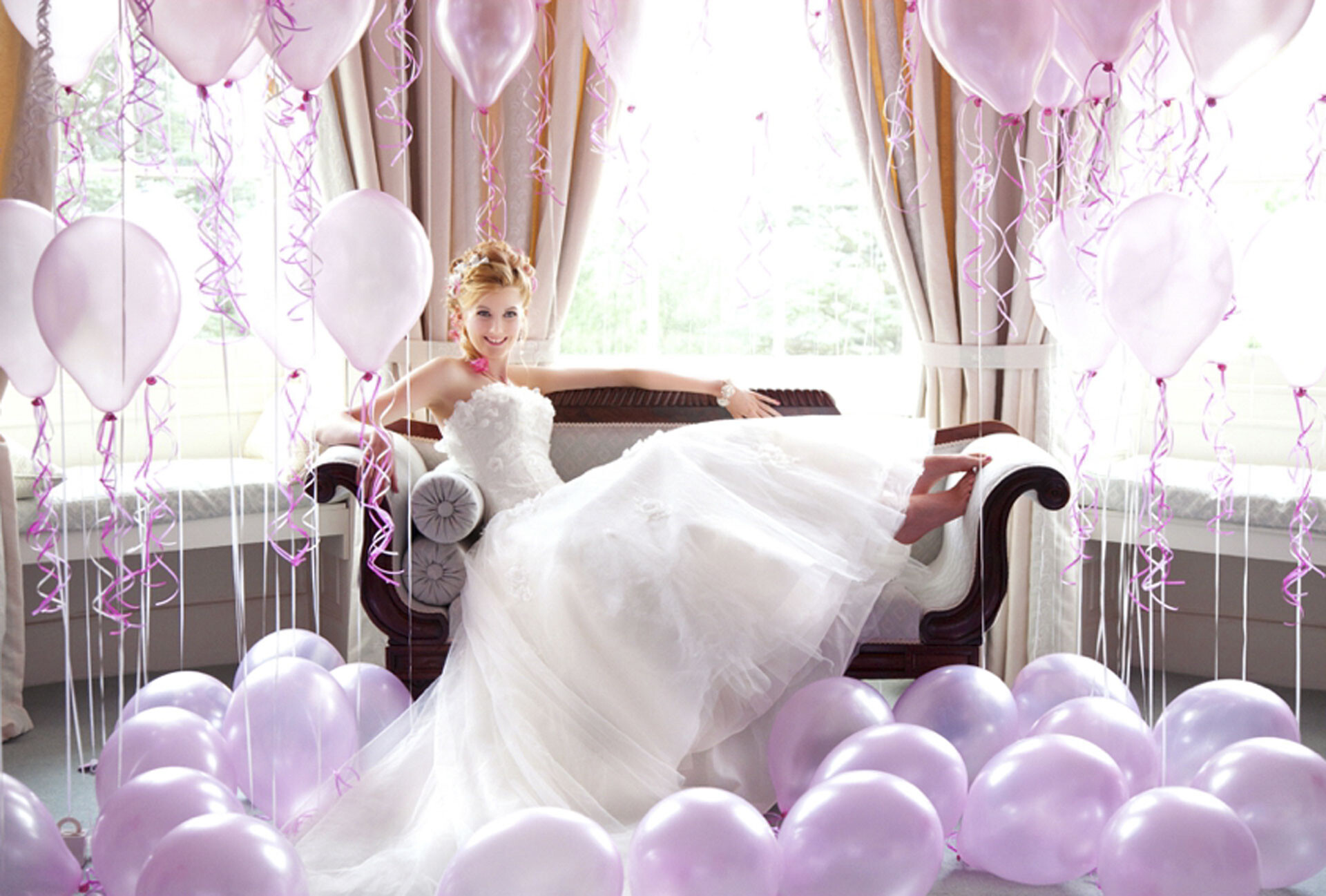 Balloon decorations for your wedding in Italy