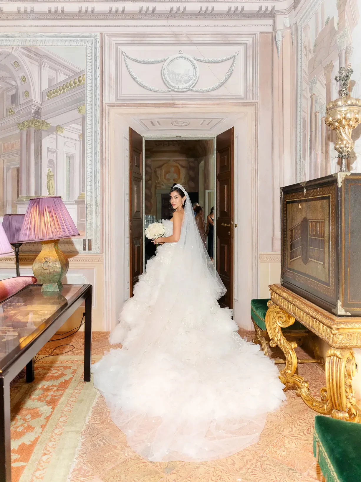 Portrait of the bride before the wedding