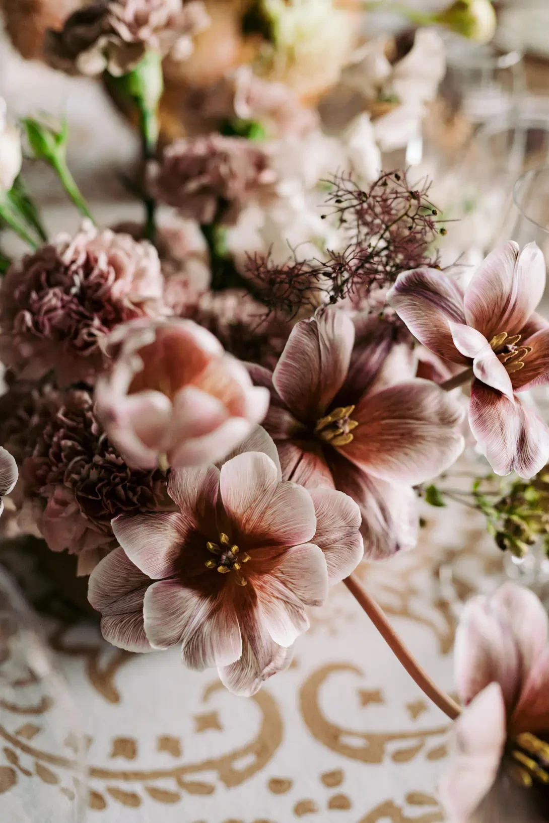 Detail of the table decoration
