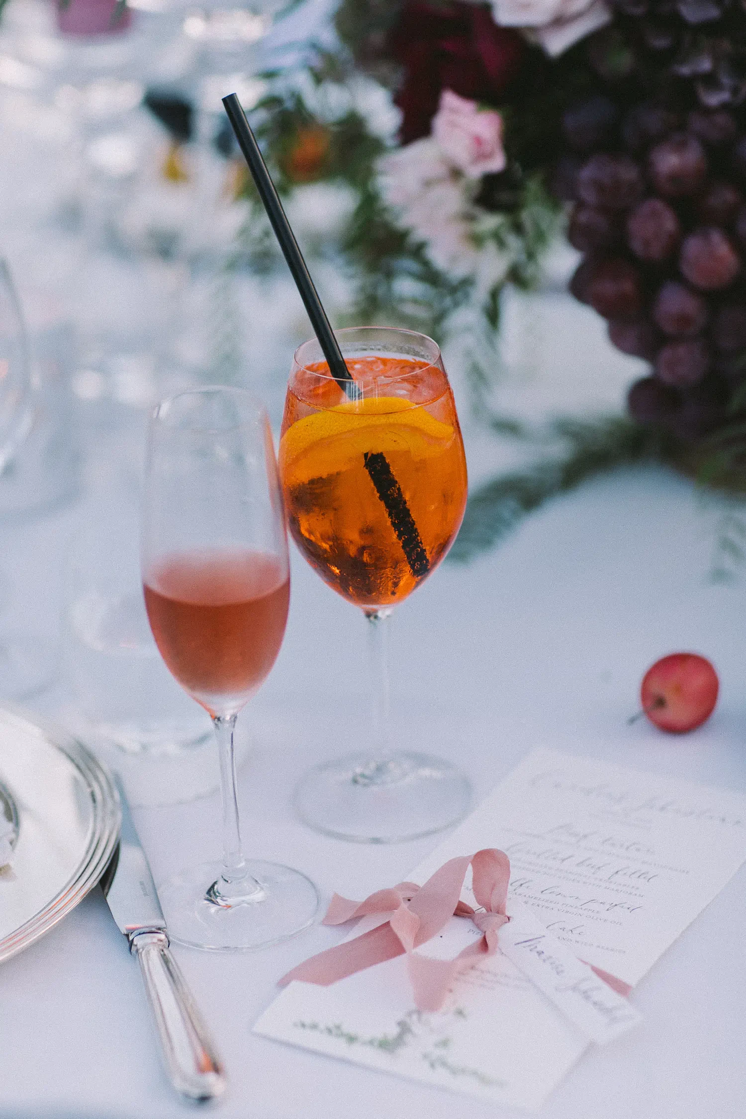 Drinks for wedding cocktail