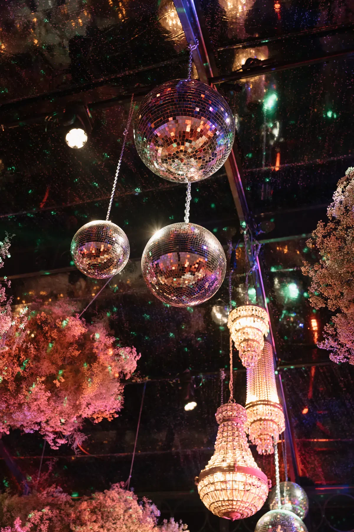 Party decorations in Villa Balbiano