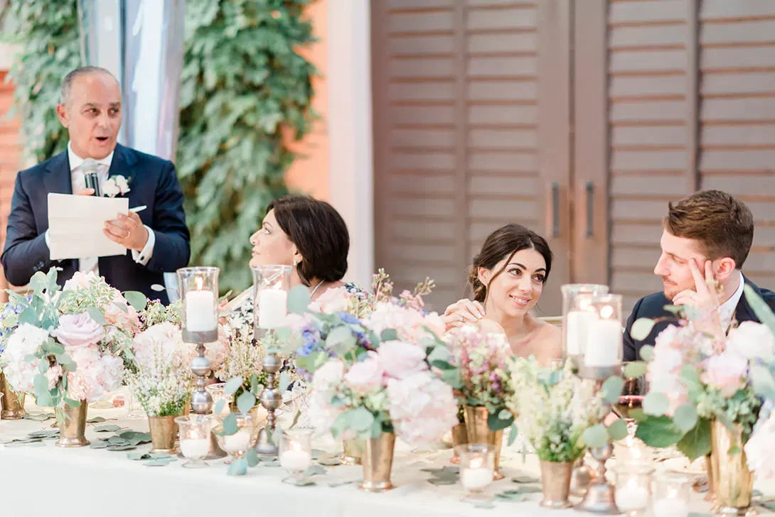 Wedding reception in Tuscany