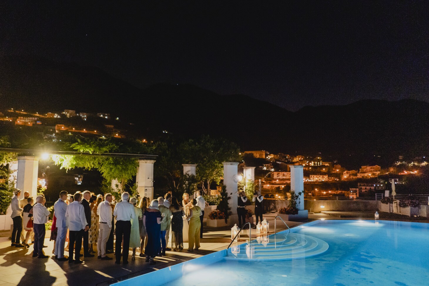 After party at Hotel Caruso
