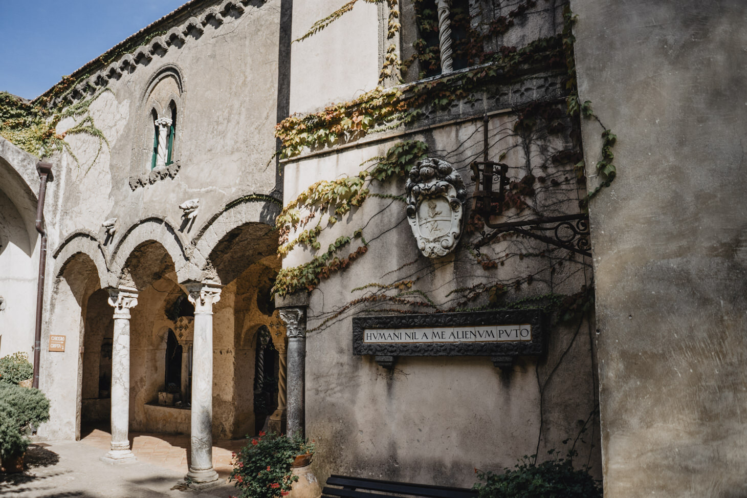 Exterior of Villa Cimbrone in Ravello