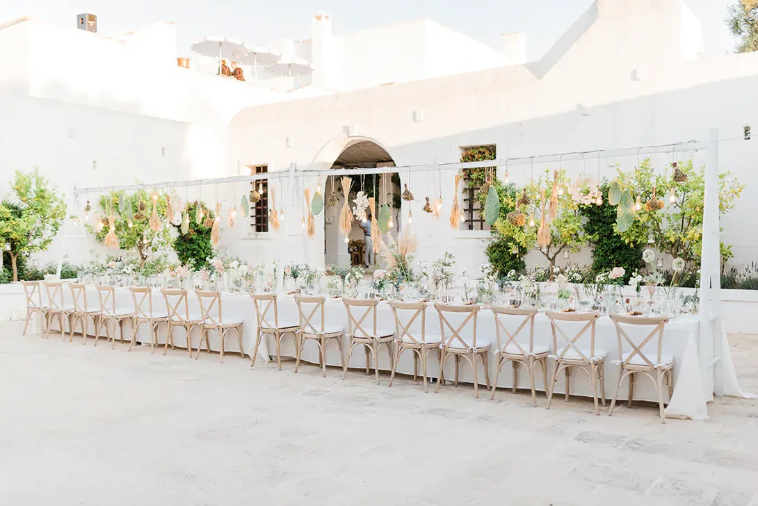 Wedding banquet at Masseria San Domenico