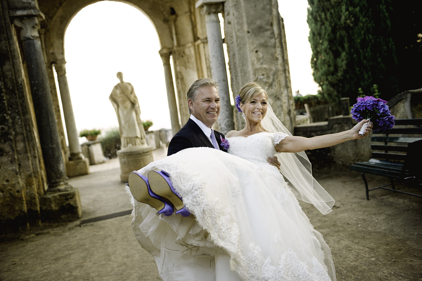 Lisa and Jeffrey, wedding in Ravello