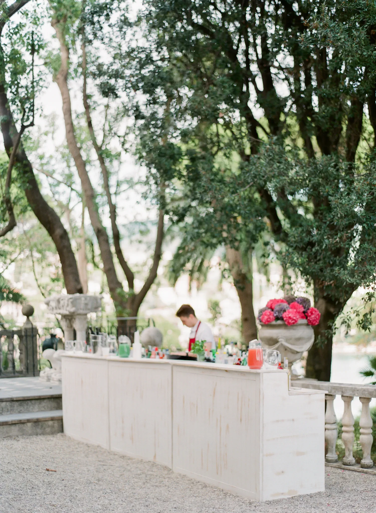 Wedding cocktail at Villa Durazzo 