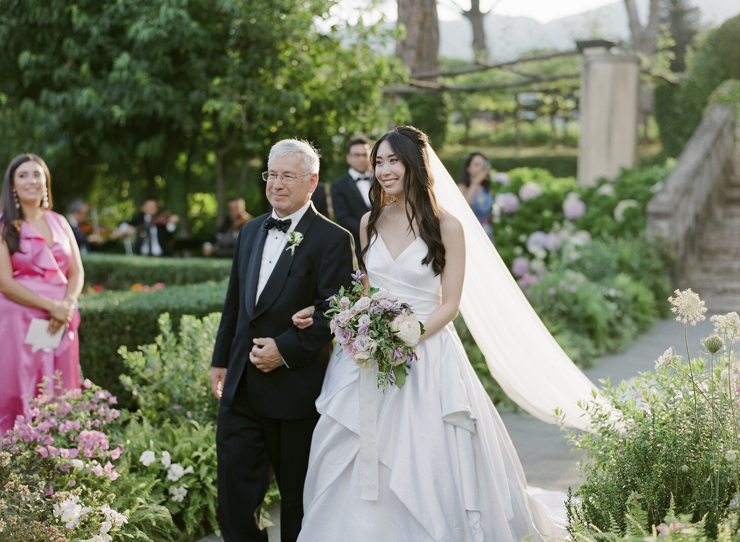 Arrival of the bride