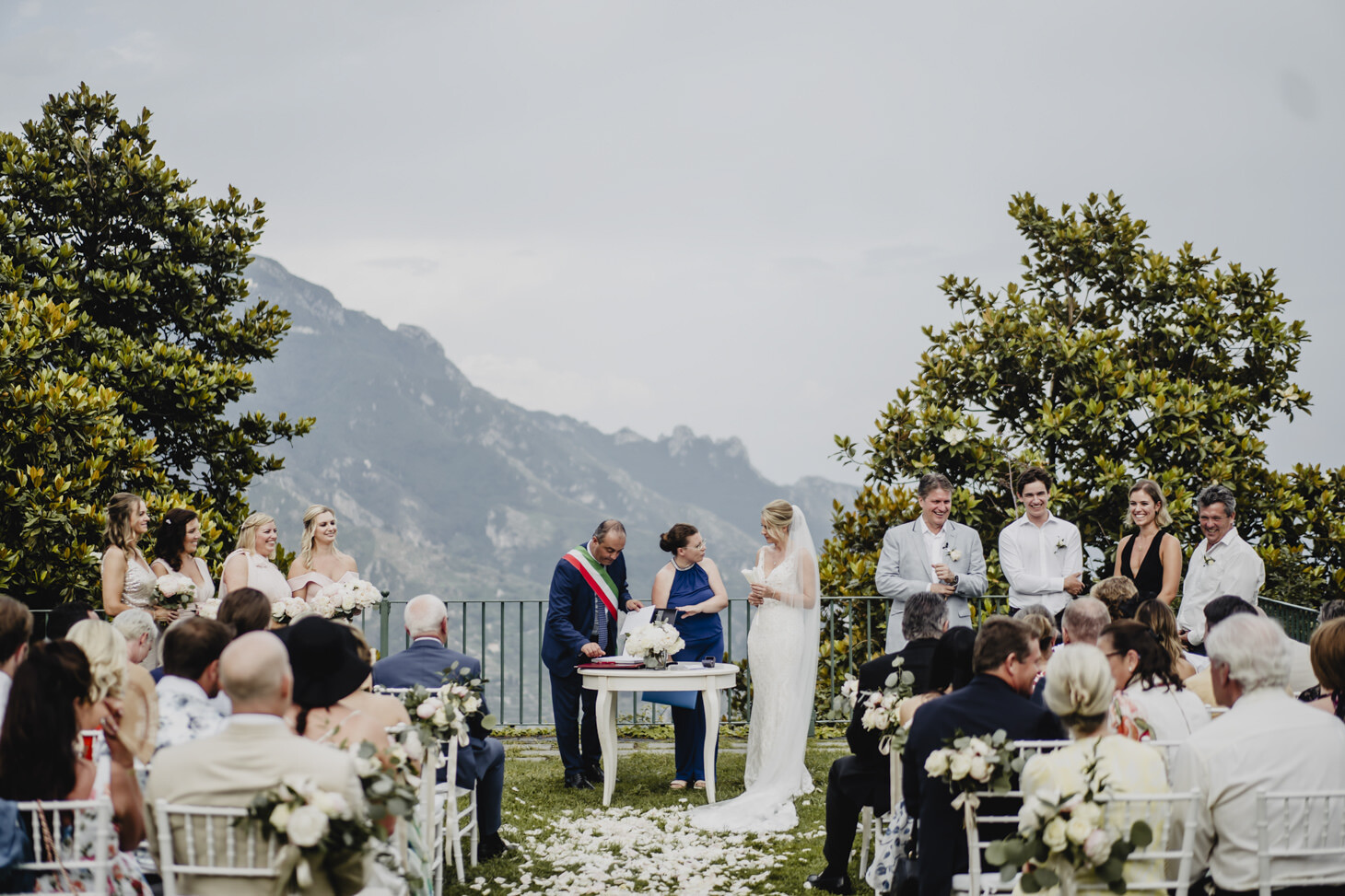 Civil wedding in Ravello
