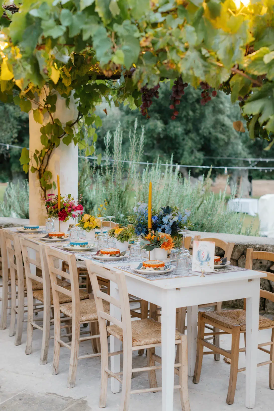 Table for welcome dinner in Puglia