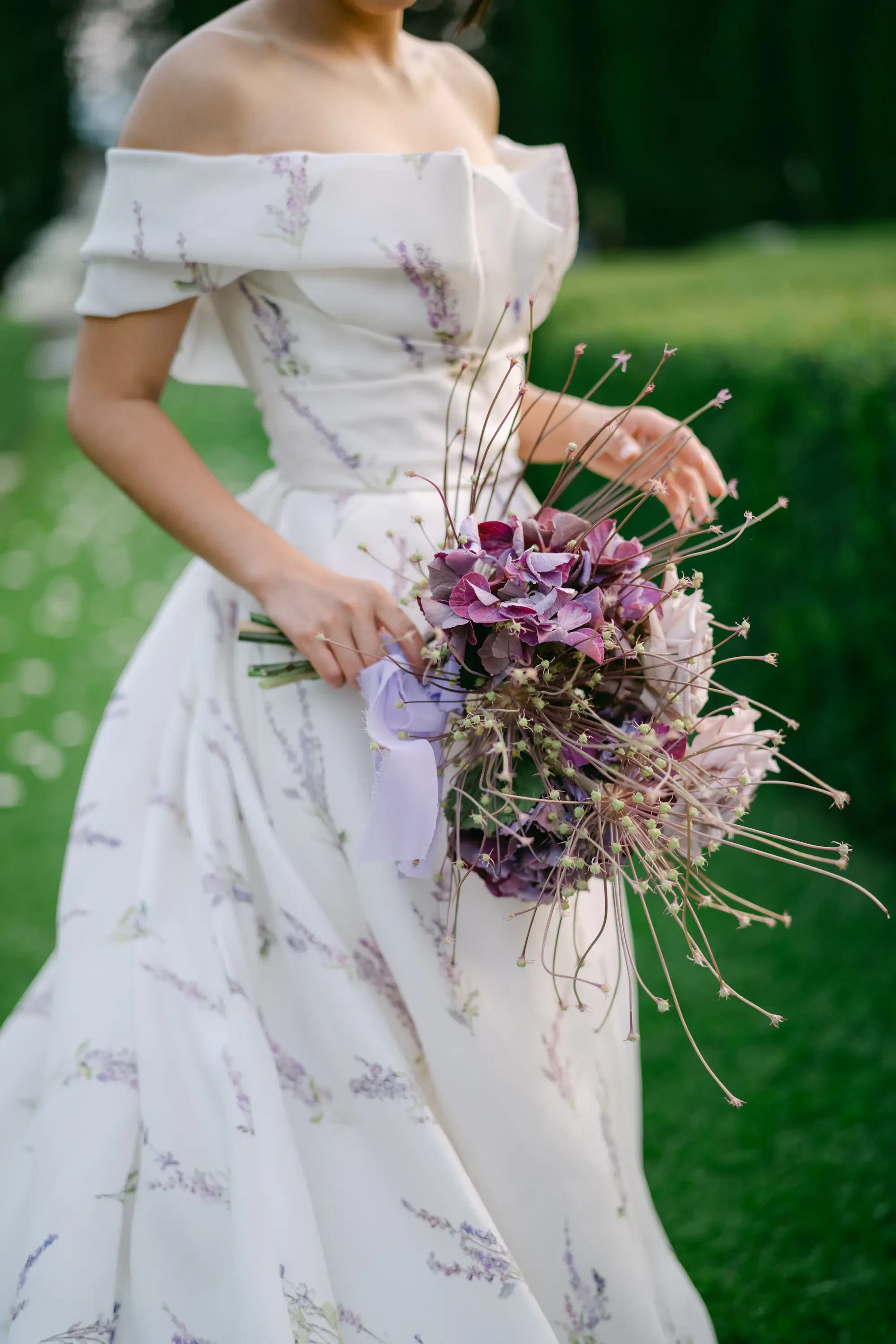 La Foce Tuscany Wedding Bridal Bouquet Detail