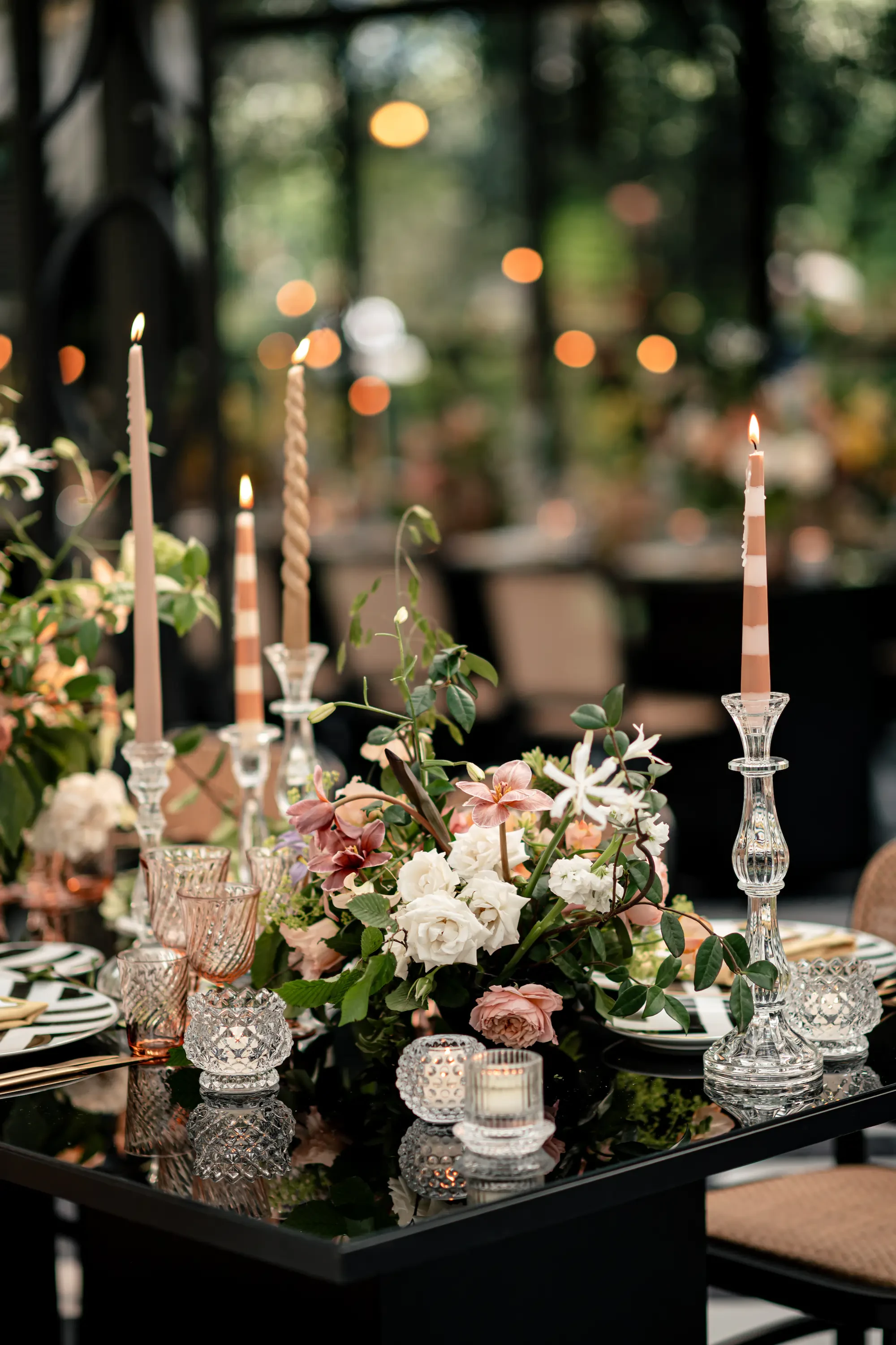 Villa Balbiano Lake Como Wedding Table Centerpiece Decor