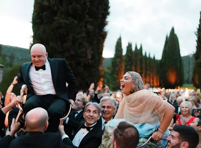 Joyous Hora Celebration at Villa Cetinale