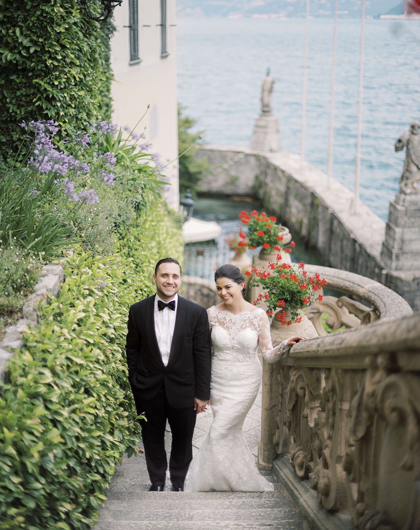 Tayra and Armond, symbolic wedding on Lake Como