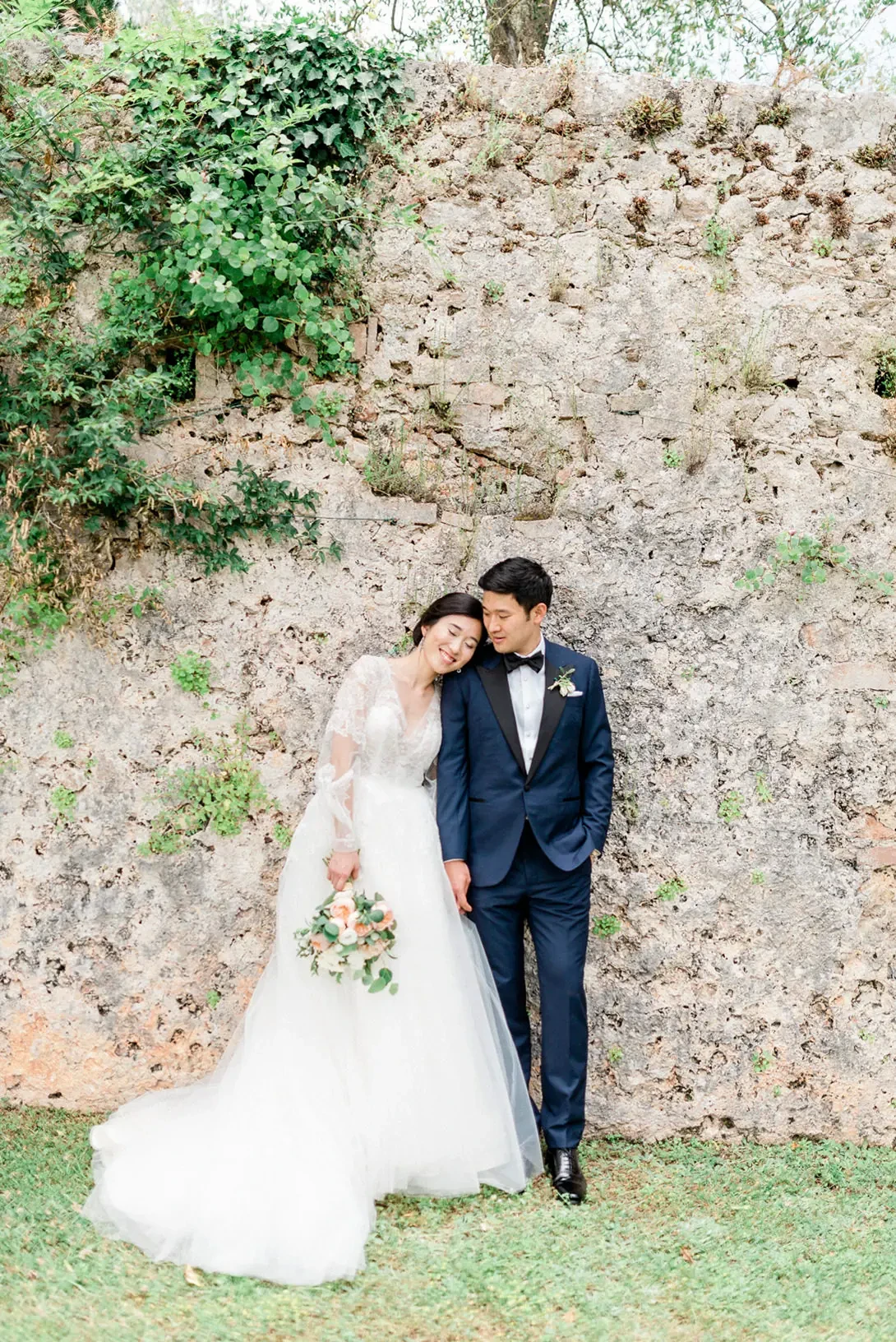 Portrait of the bridal couple
