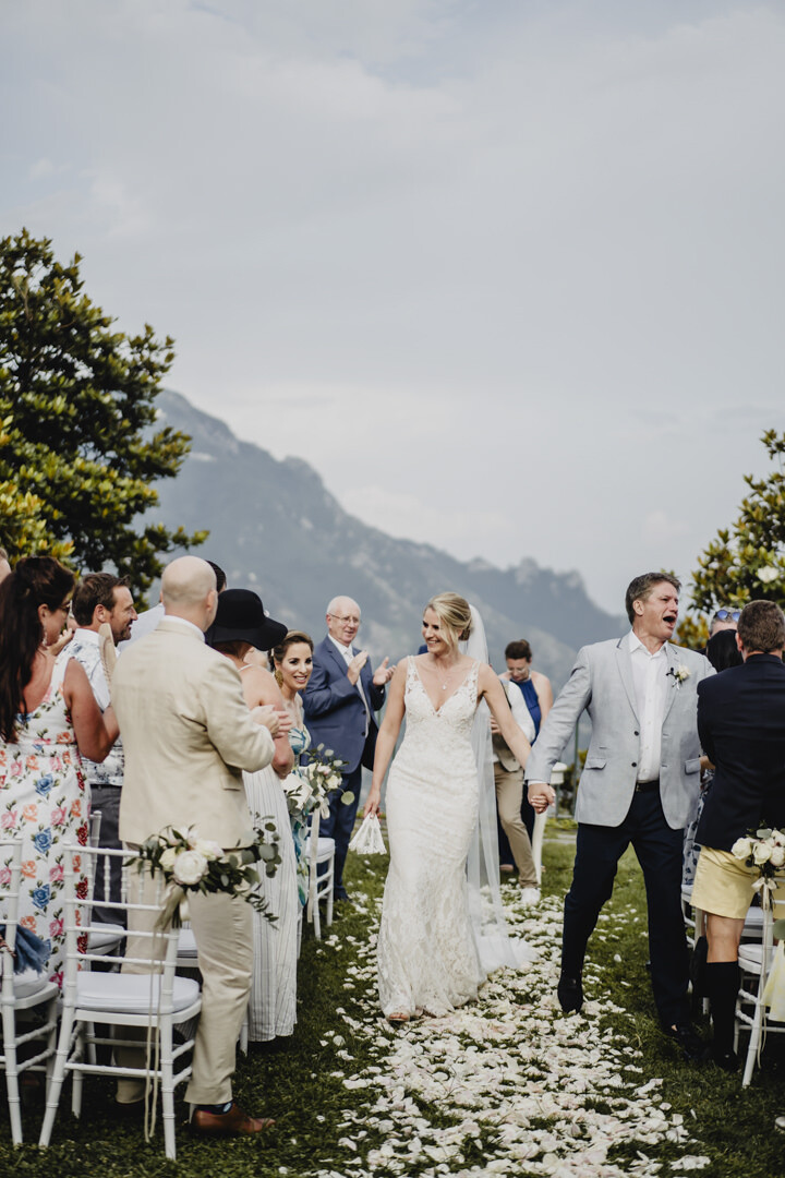 End of ceremony in Ravello