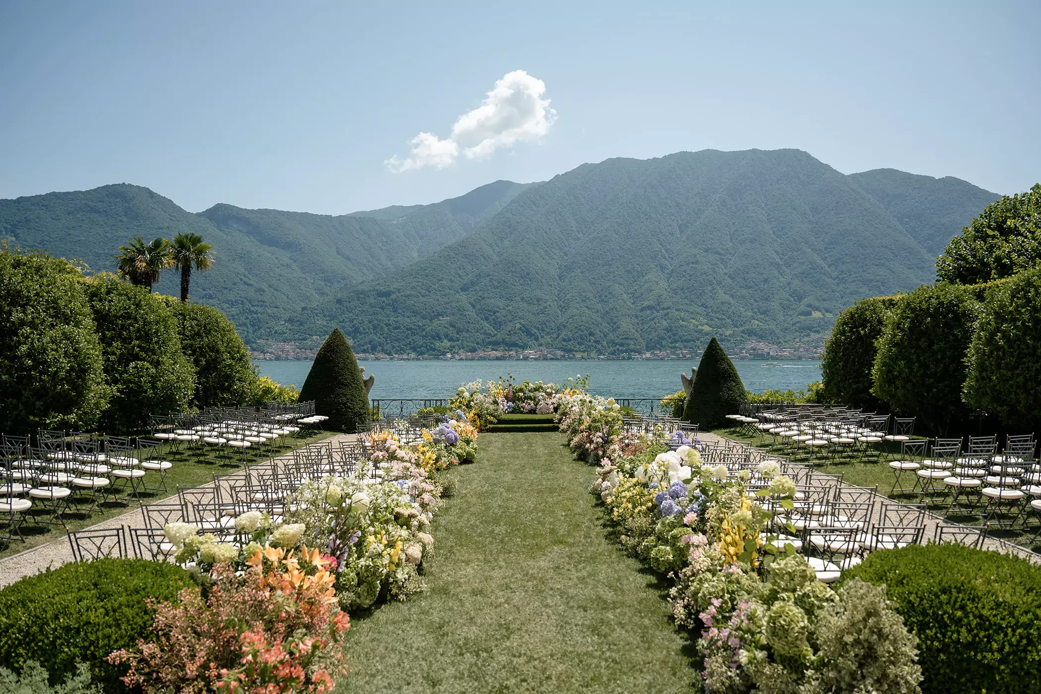 Sonia and Steve's Wedding day at Villa Balbiano on Lake Como